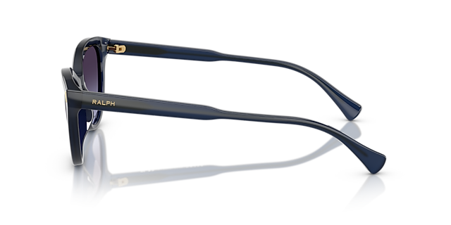 RA5326U Shiny Opalescent Blue AcetaatSunglass Frames van B24, Zijaanzicht