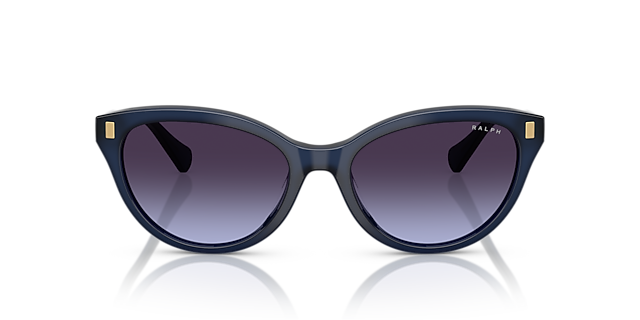 RA5326U Shiny Opalescent Blue AcetaatSunglass Frames van B24, Vooraanzicht