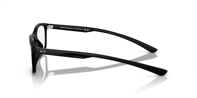 AX3108U Matt Schwarz KunststoffEyeglass Frames von B24, Seitenansicht