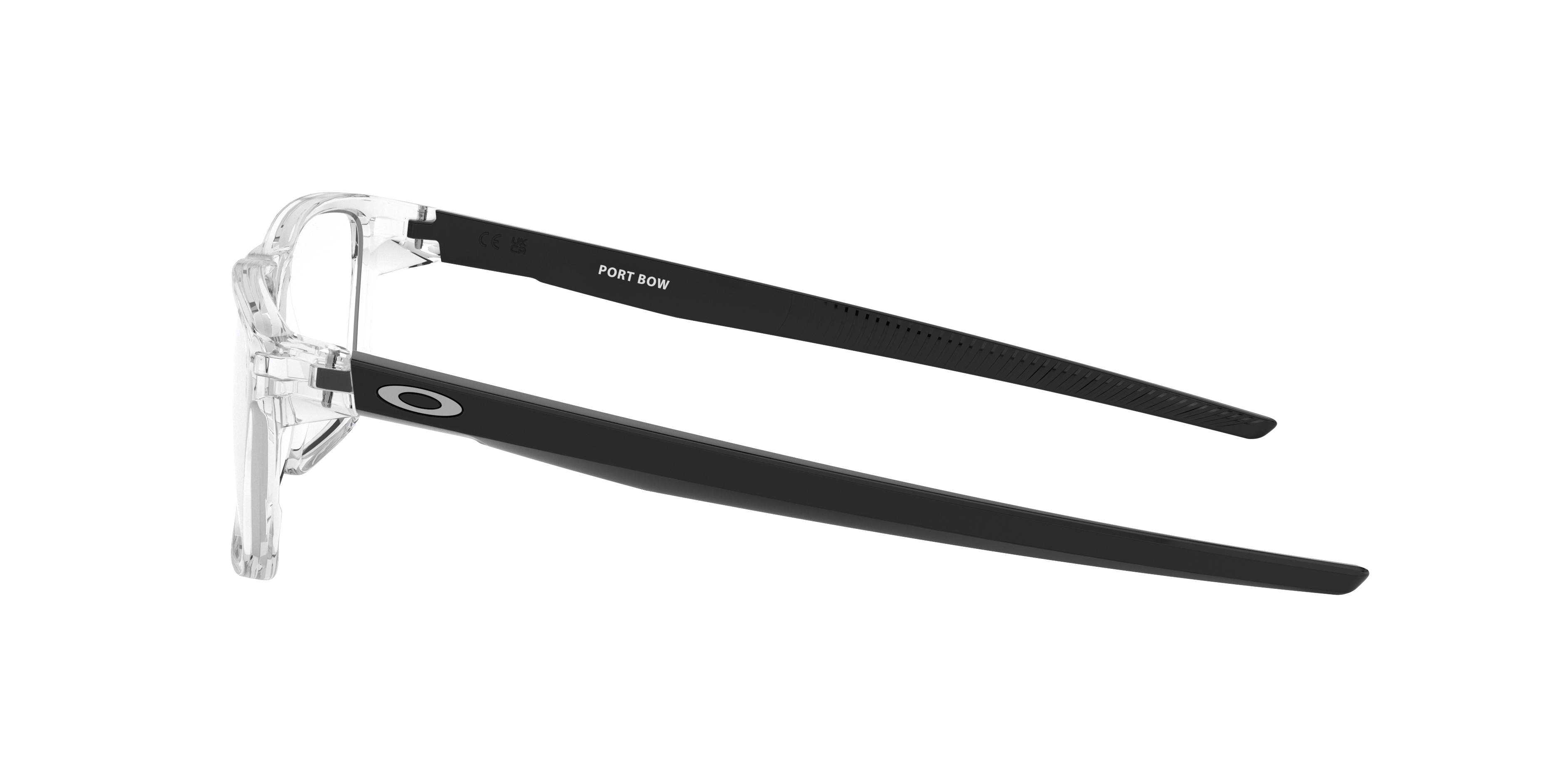 Port Bow Transparent glänzend KunststoffEyeglass Frames von B24, Seitenansicht