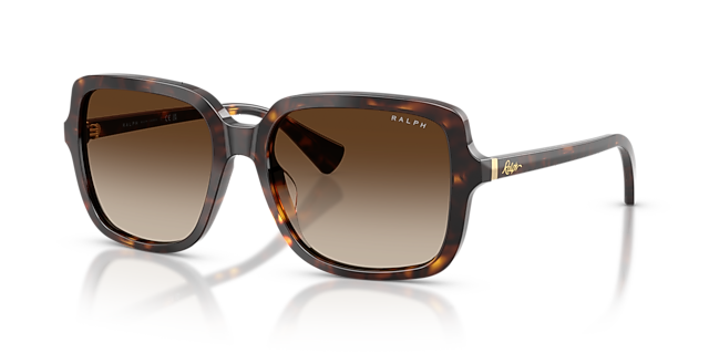 RA5333U Glanzend donker Havana AcetaatSunglass Frames van B24, Hoekweergave