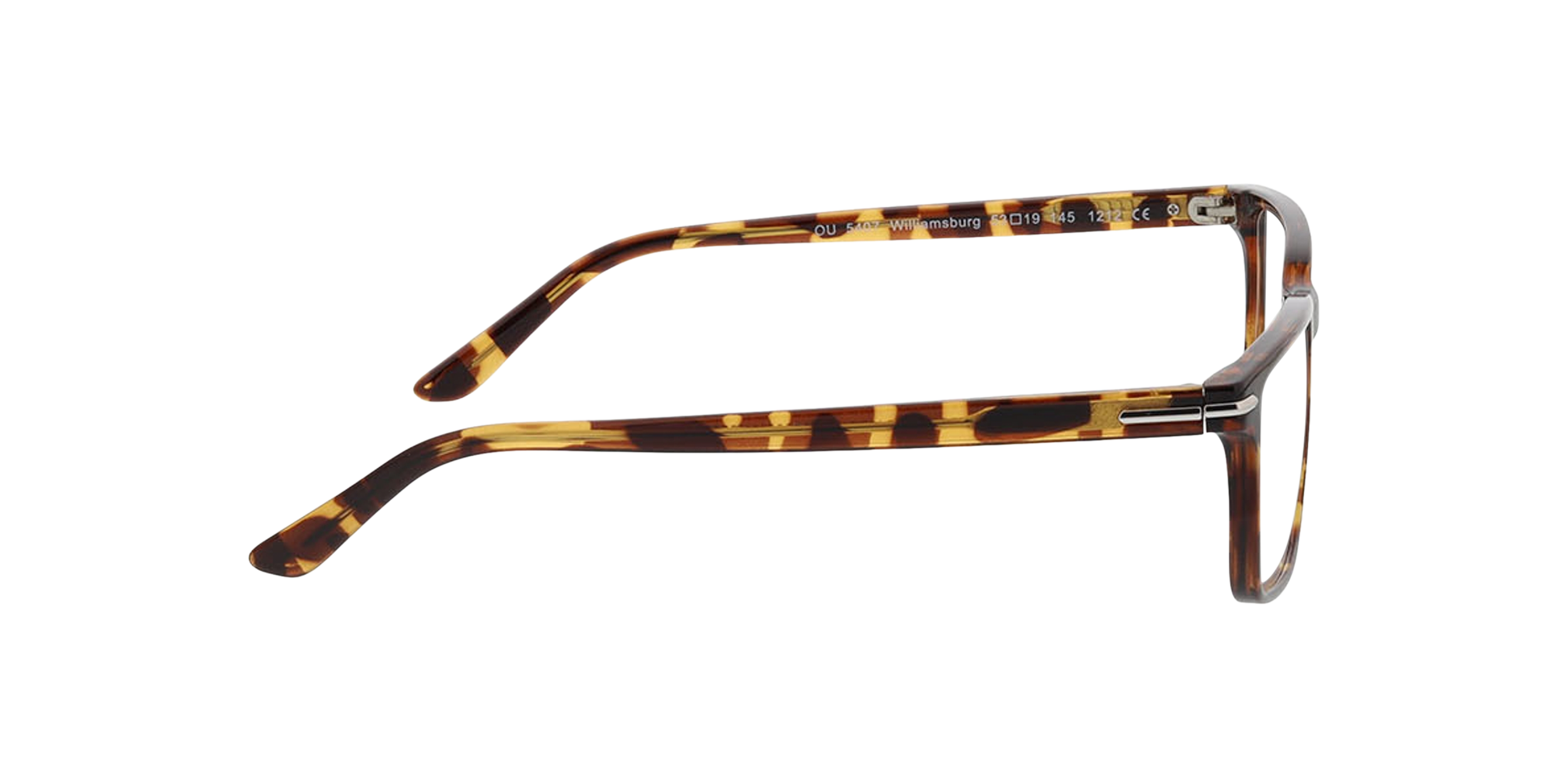 Williamsburg Havana KunststoffEyeglass Frames von B24, Seitenansicht