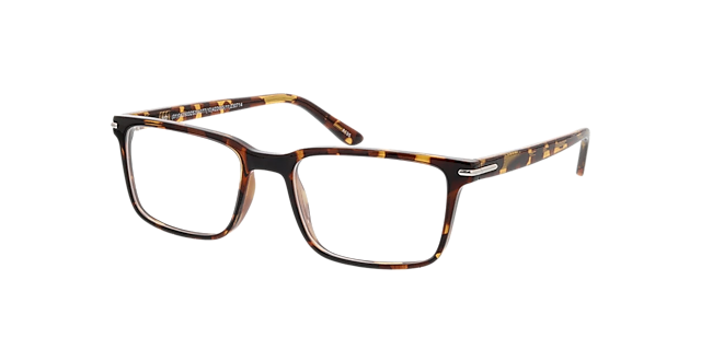 Williamsburg Havana KunststoffEyeglass Frames von B24, Dreiviertelansicht