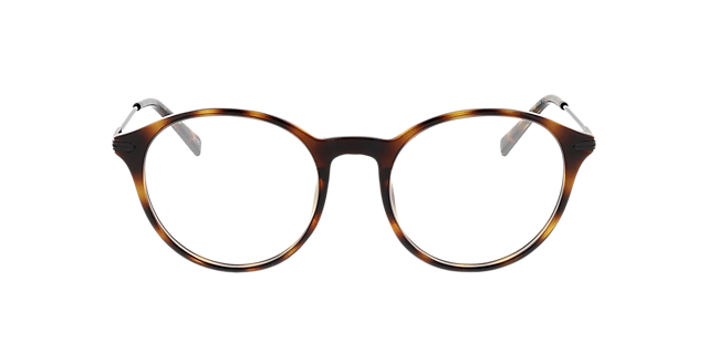 Omaha Havana & Black KunststofEyeglass Frames van B24, Vooraanzicht