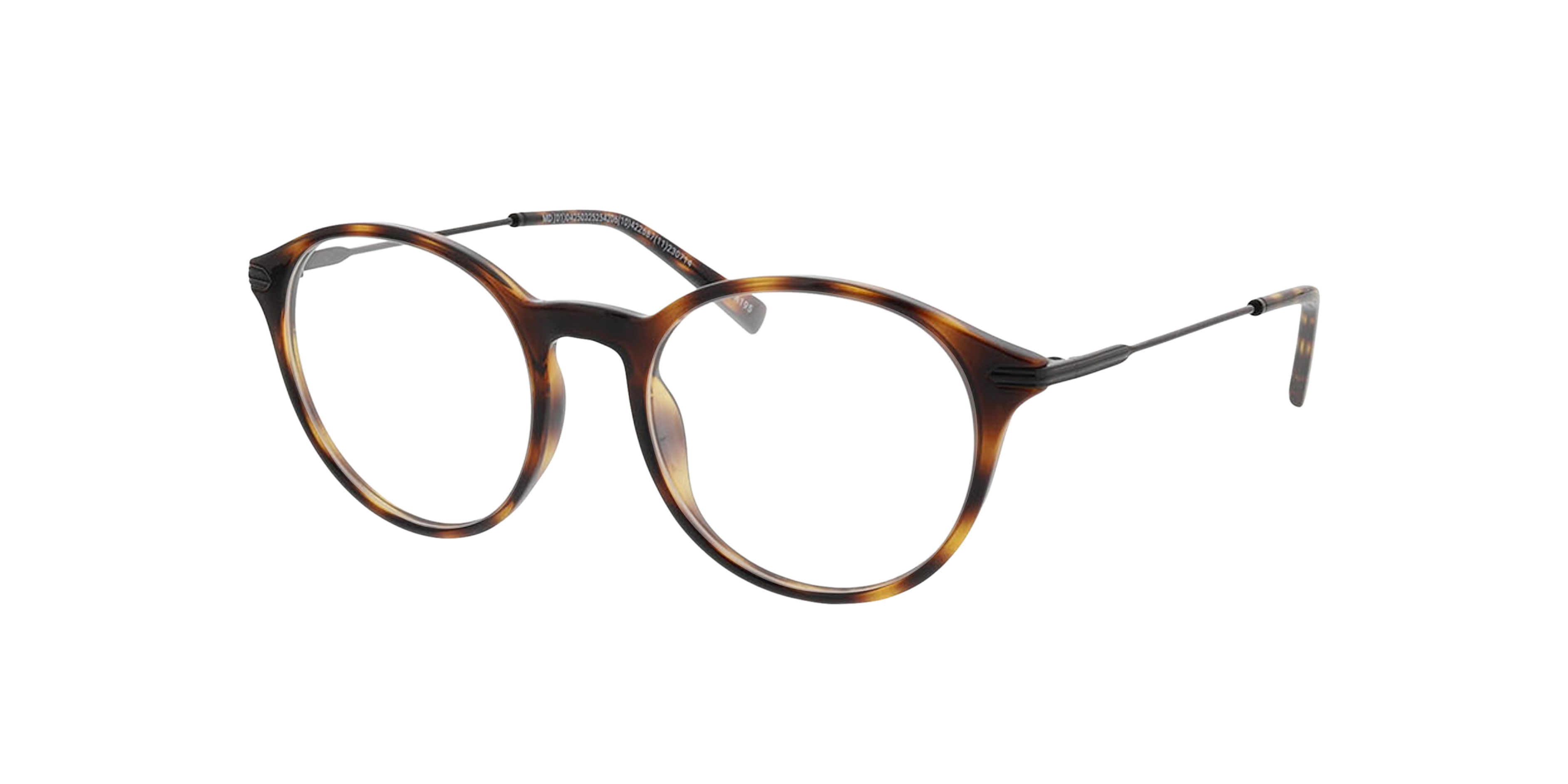 Omaha Havana  &  Black KunststoffEyeglass Frames von B24, Dreiviertelansicht