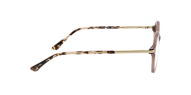 Albany Crystal Hellbraun AcetatEyeglass Frames von B24, Seitenansicht