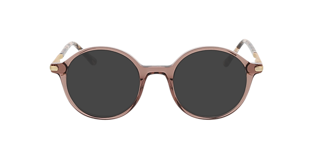 Albany Crystal Hellbraun AcetatEyeglass Frames von B24, mit getönten Gläsern