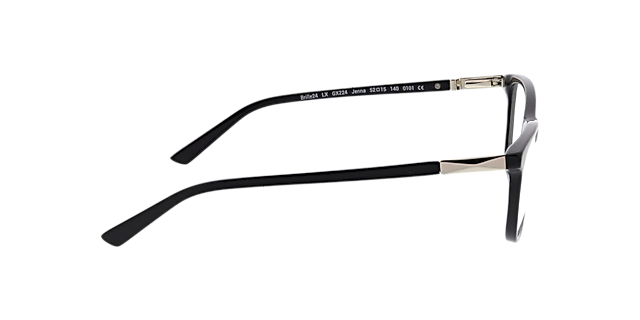 Jenna Zwart AcetaatEyeglass Frames van B24, Zijaanzicht