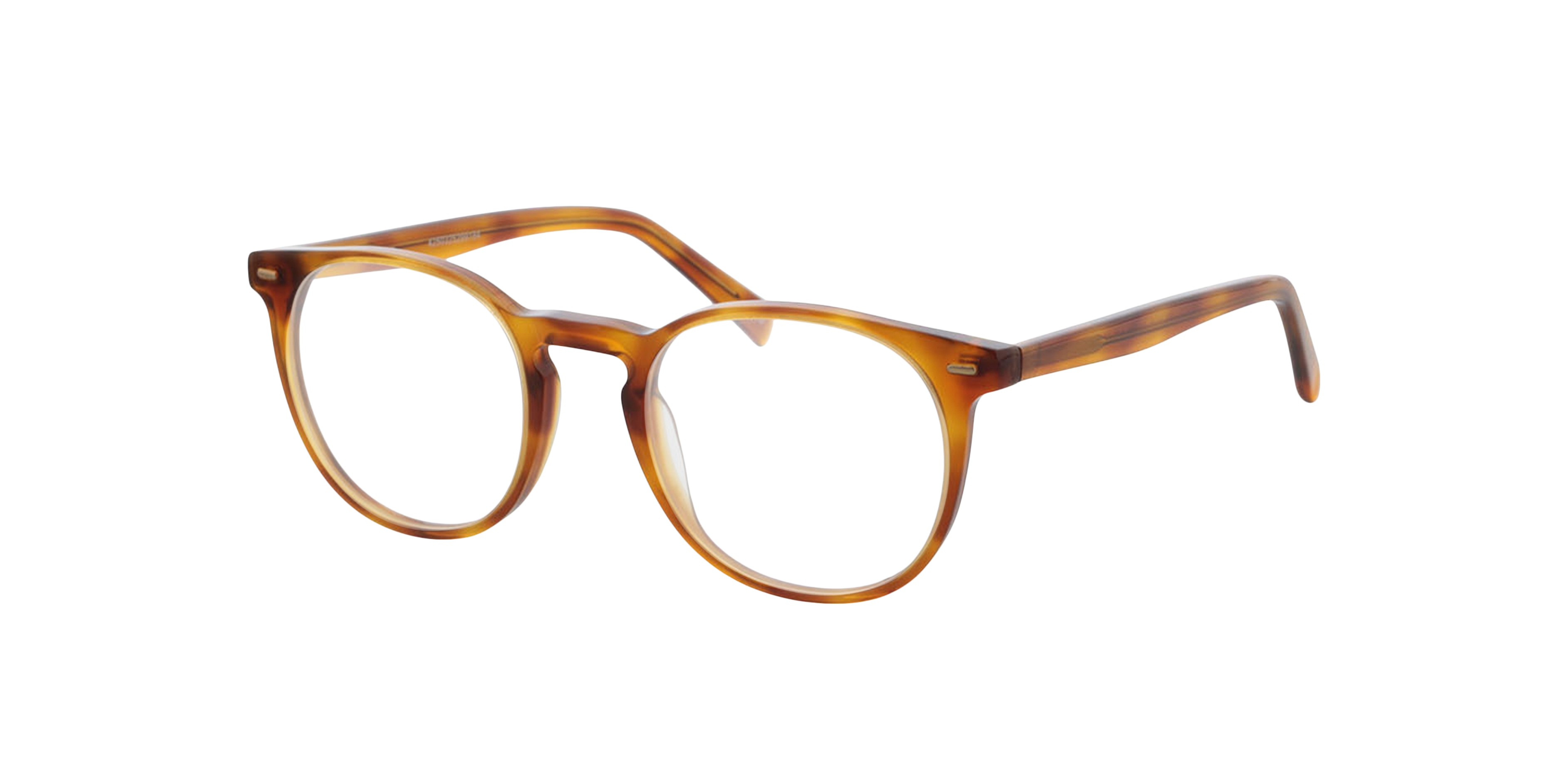 Fargo Honey Havana AcetatEyeglass Frames von B24, Dreiviertelansicht