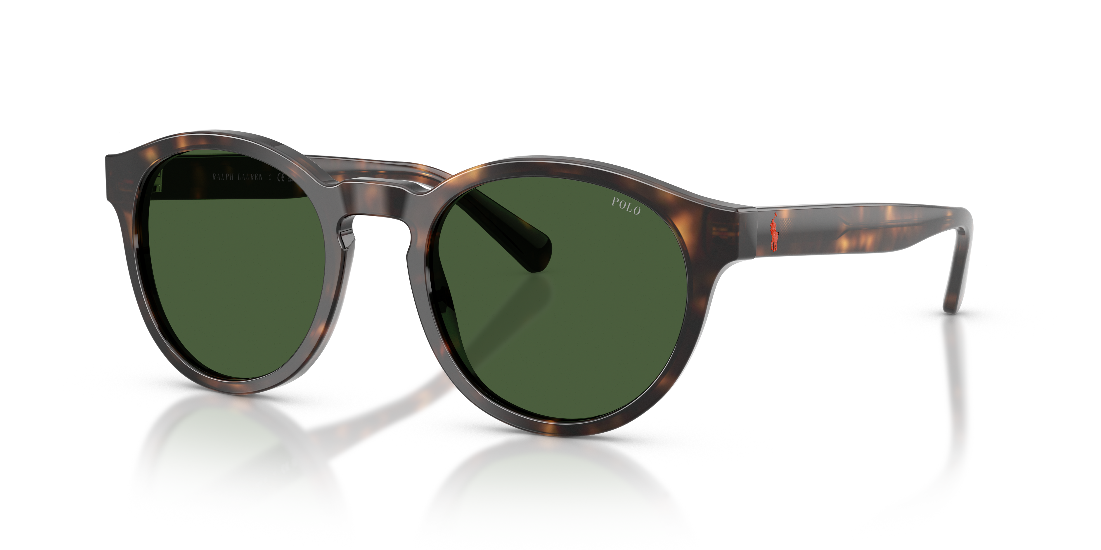 PH4192 Glänzendes Dunkelhavana AcetatSunglass Frames von B24, Dreiviertelansicht