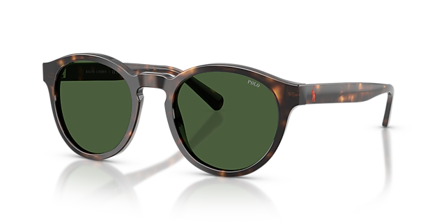 PH4192 Glänzendes Dunkelhavana AcetatSunglass Frames von B24, Dreiviertelansicht