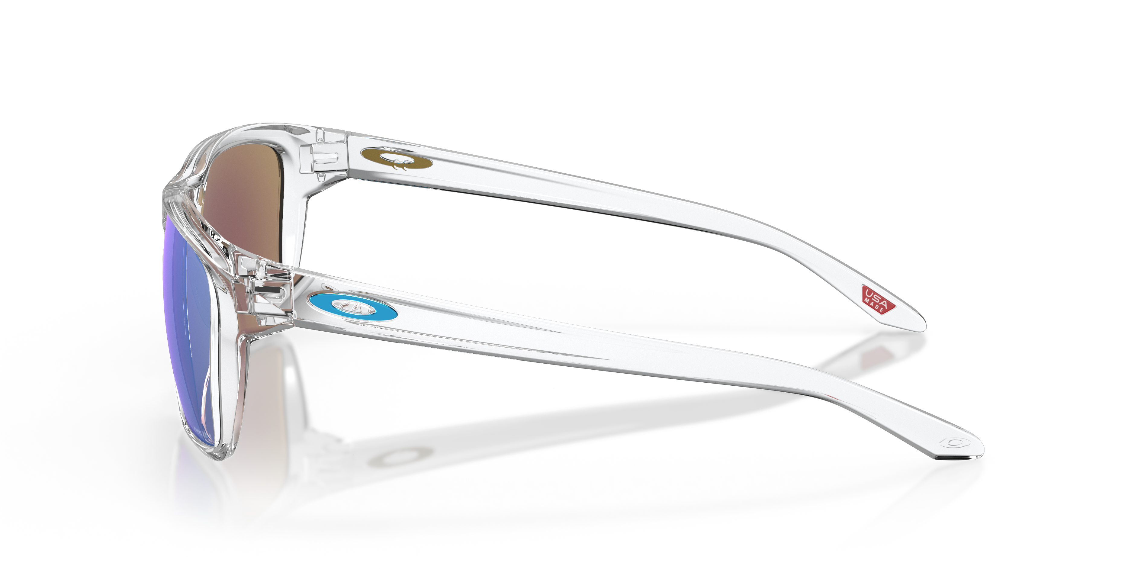 Sylas Transparent glänzend KunststoffSunglass Frames von B24, Seitenansicht