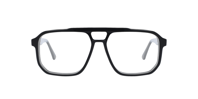 Craig Jet Black AcetaatEyeglass Frames van B24, Vooraanzicht