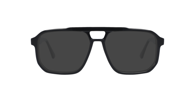 Craig Jet Black AcetaatEyeglass Frames van B24, met getinte lenzen