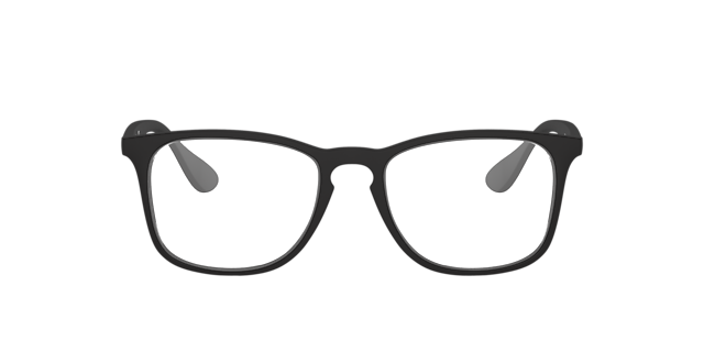 RB7074 Rubber Black KunststoffEyeglass Frames von B24, Vorderansicht