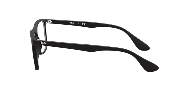 RB7074 Rubber Black KunststoffEyeglass Frames von B24, Seitenansicht