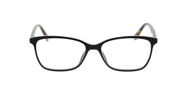 Kimball Zwart KunststofEyeglass Frames van B24, Vooraanzicht