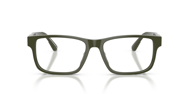 EA3265U Shiny Green AcetatEyeglass Frames von B24, Vorderansicht