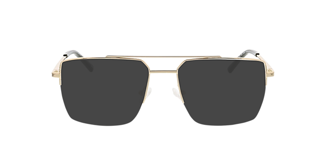 Hamburg Goud MetaalEyeglass Frames van B24, met getinte lenzen