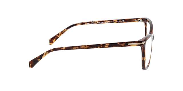 Aurora Havana KunststoffEyeglass Frames von B24, Seitenansicht