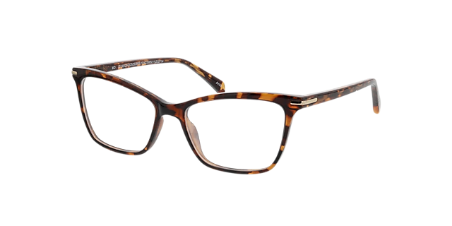 Aurora Havana KunststoffEyeglass Frames von B24, Dreiviertelansicht