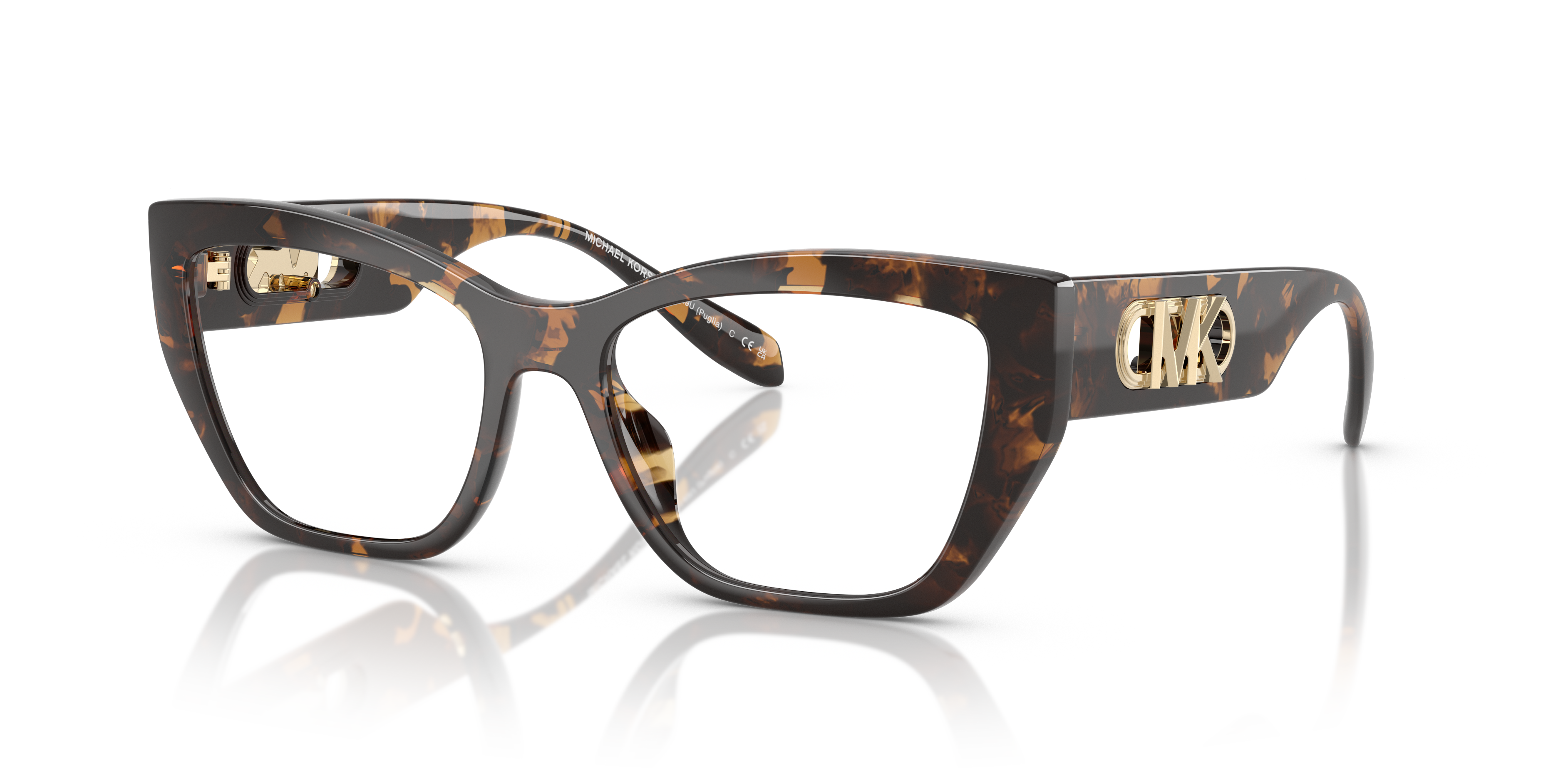 MK4149U Tortoise dunkel KunststoffEyeglass Frames von B24, Dreiviertelansicht