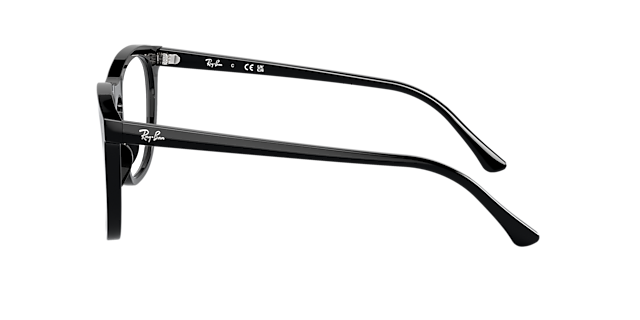 RB2210V Schwarz AcetatEyeglass Frames von B24, Seitenansicht