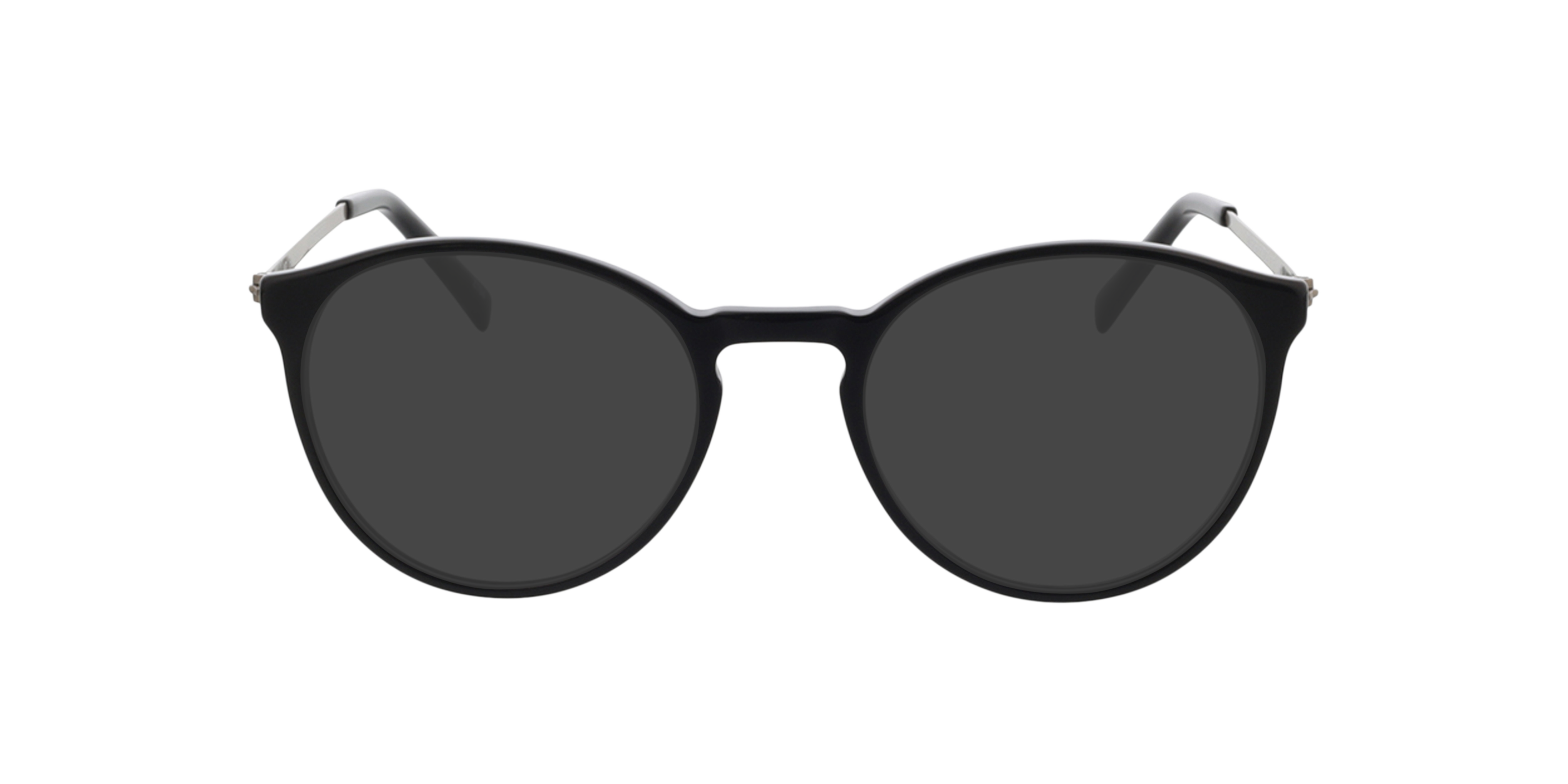 Francine Black  &  Satin Silver AcetatEyeglass Frames von B24, mit getönten Gläsern