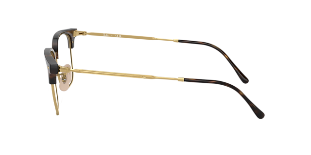 RB7216 Havana op goud KunststofEyeglass Frames van B24, Zijaanzicht