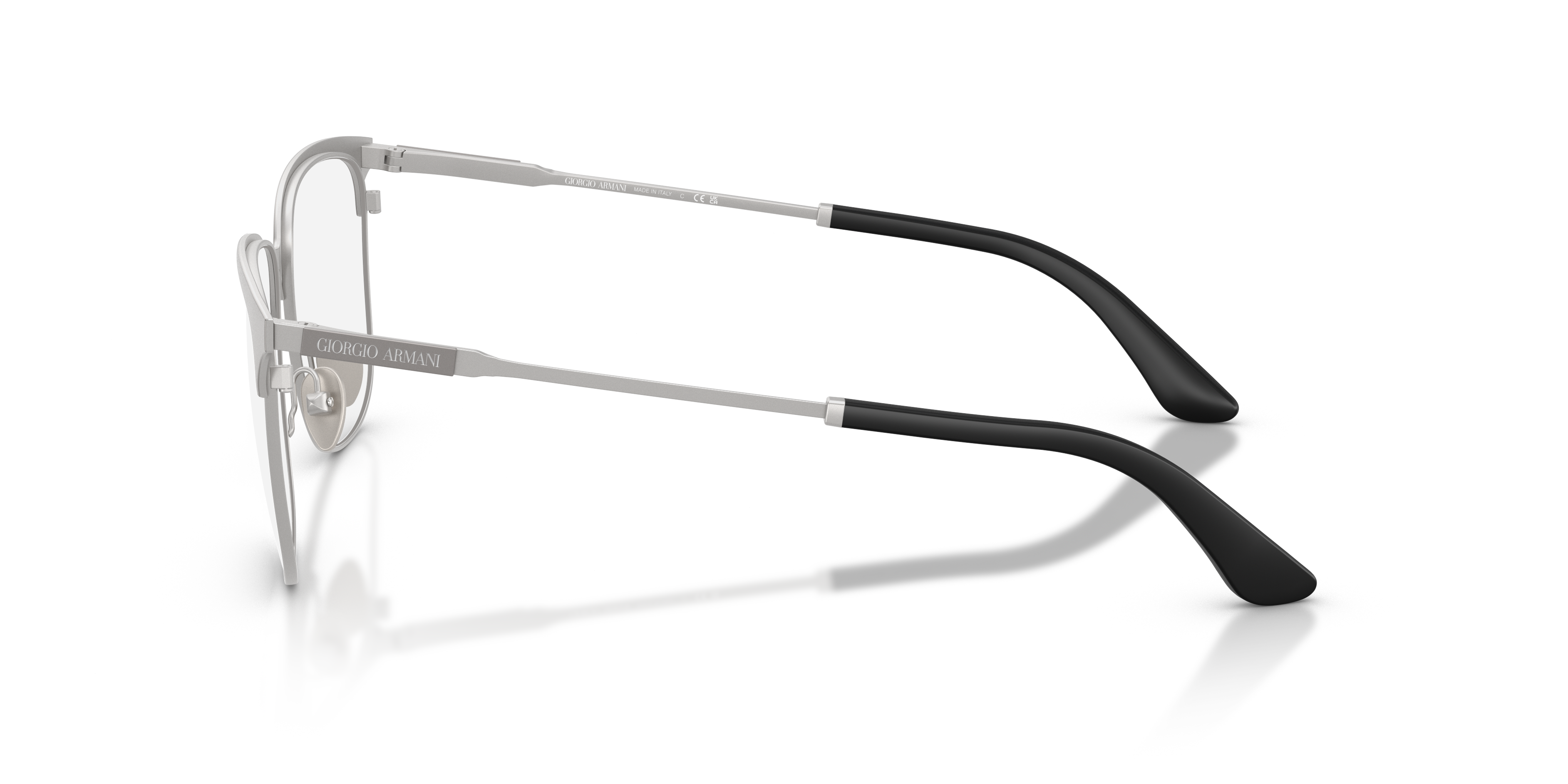 AR5163 Mat Staalgrijs MetaalEyeglass Frames van B24, Zijaanzicht