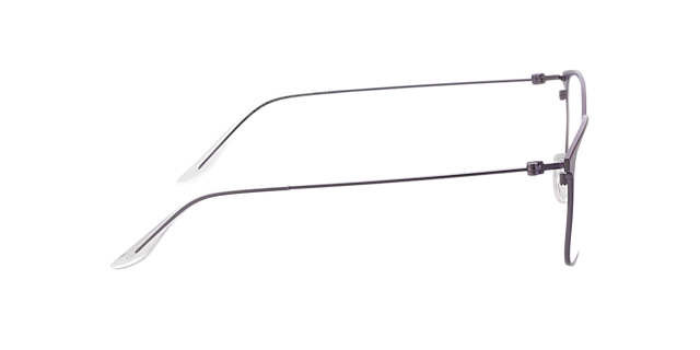 Madrid Matpaars & matdonkerpaars MetaalEyeglass Frames van B24, Zijaanzicht