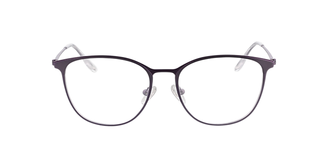 Madrid Matpaars & matdonkerpaars MetaalEyeglass Frames van B24, Vooraanzicht