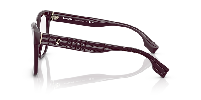 BE2363 Bordeaux AcetatEyeglass Frames von B24, Seitenansicht