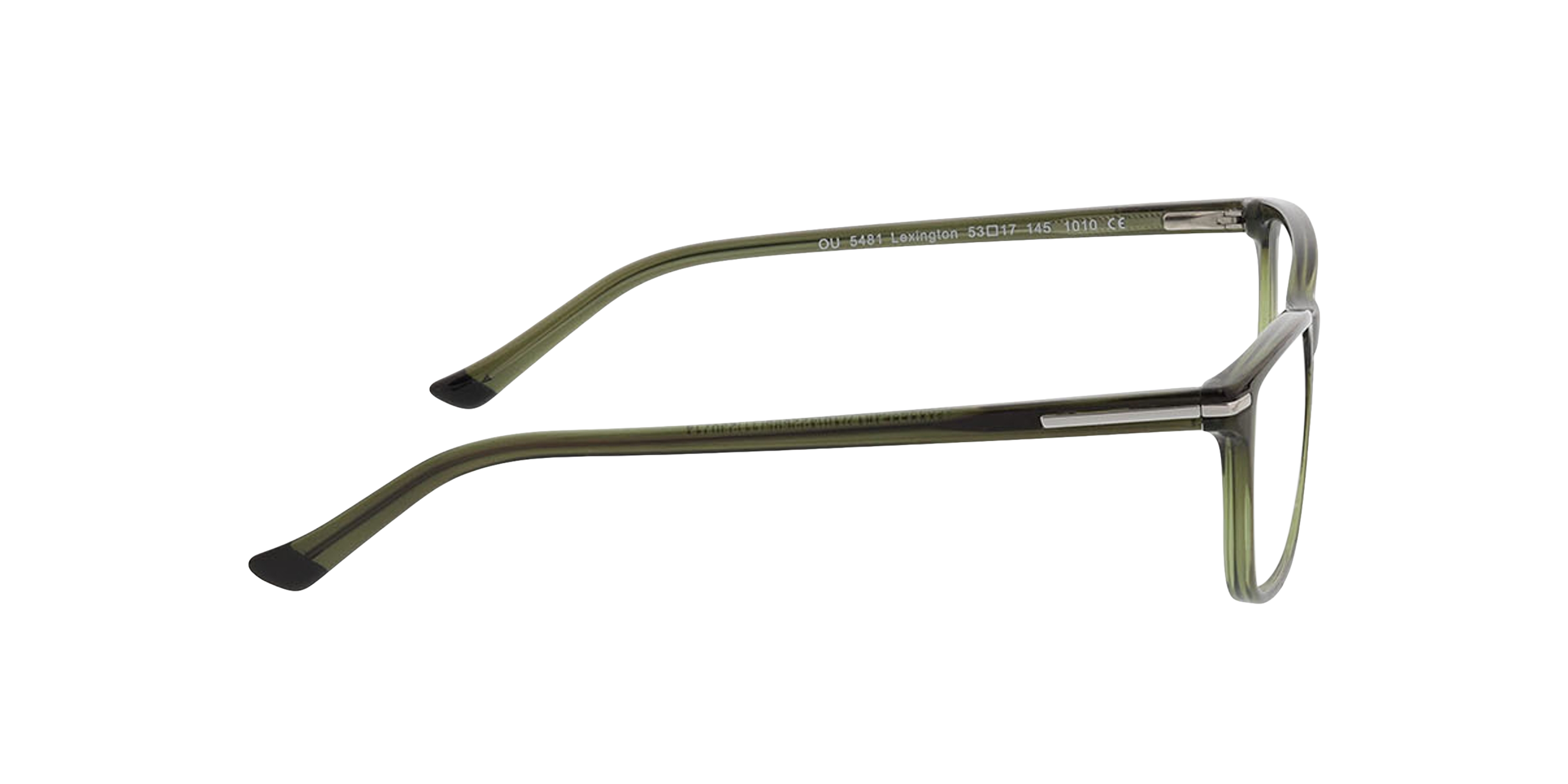 Lexington Crystal Dark Green KunststoffEyeglass Frames von B24, Seitenansicht