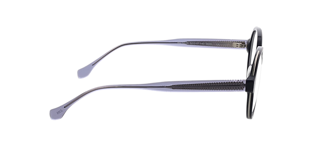 Monaco Blauw AcetaatEyeglass Frames van B24, Zijaanzicht