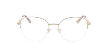 Goud / roze Havana Valencia -  Metaal Brillen
