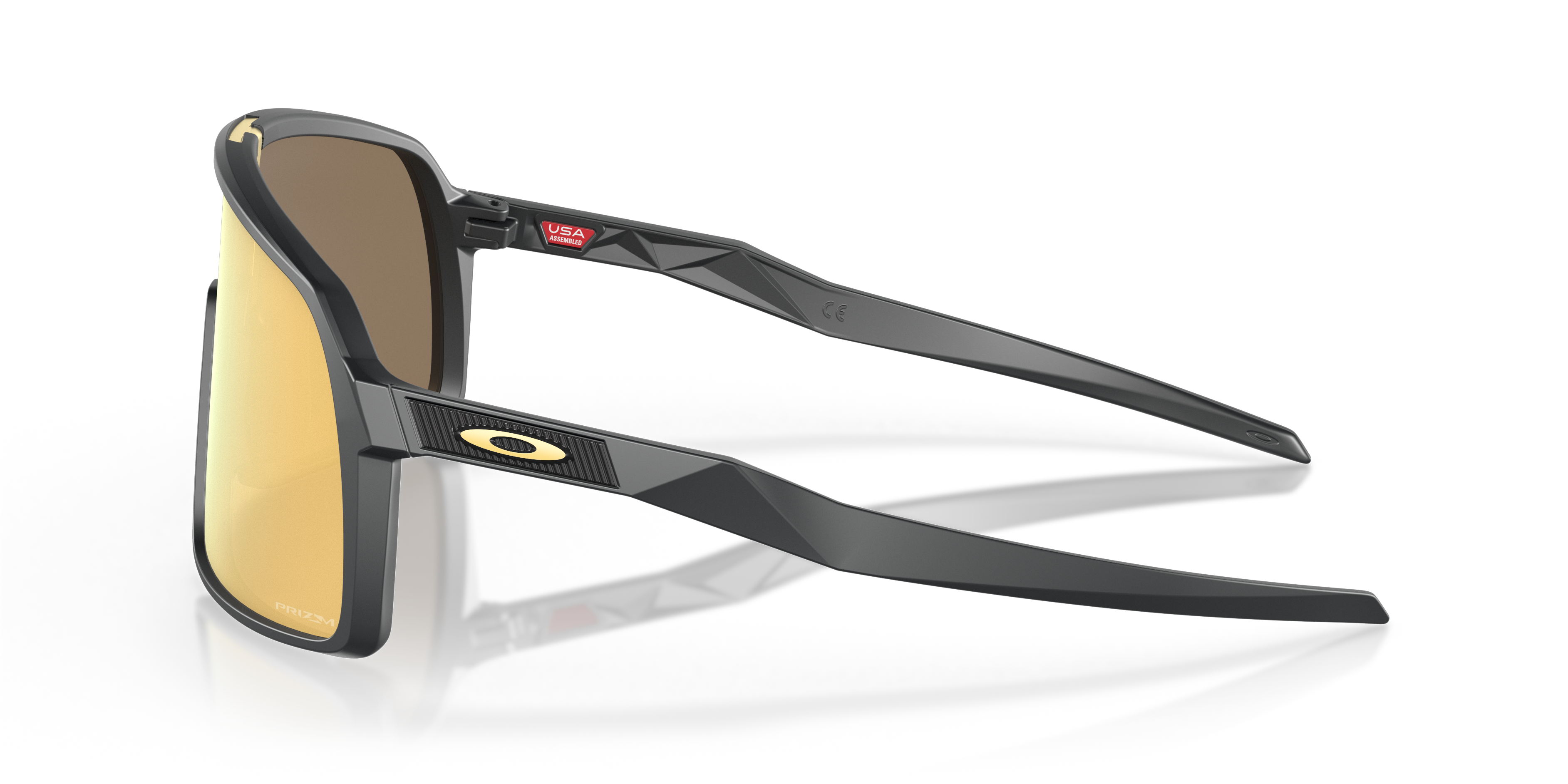 Sutro Mat carbon KunststofSunglass Frames van B24, Zijaanzicht