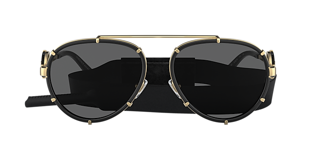 VE2232 Schwarz MetallSunglass Frames von B24, mit getönten Gläsern