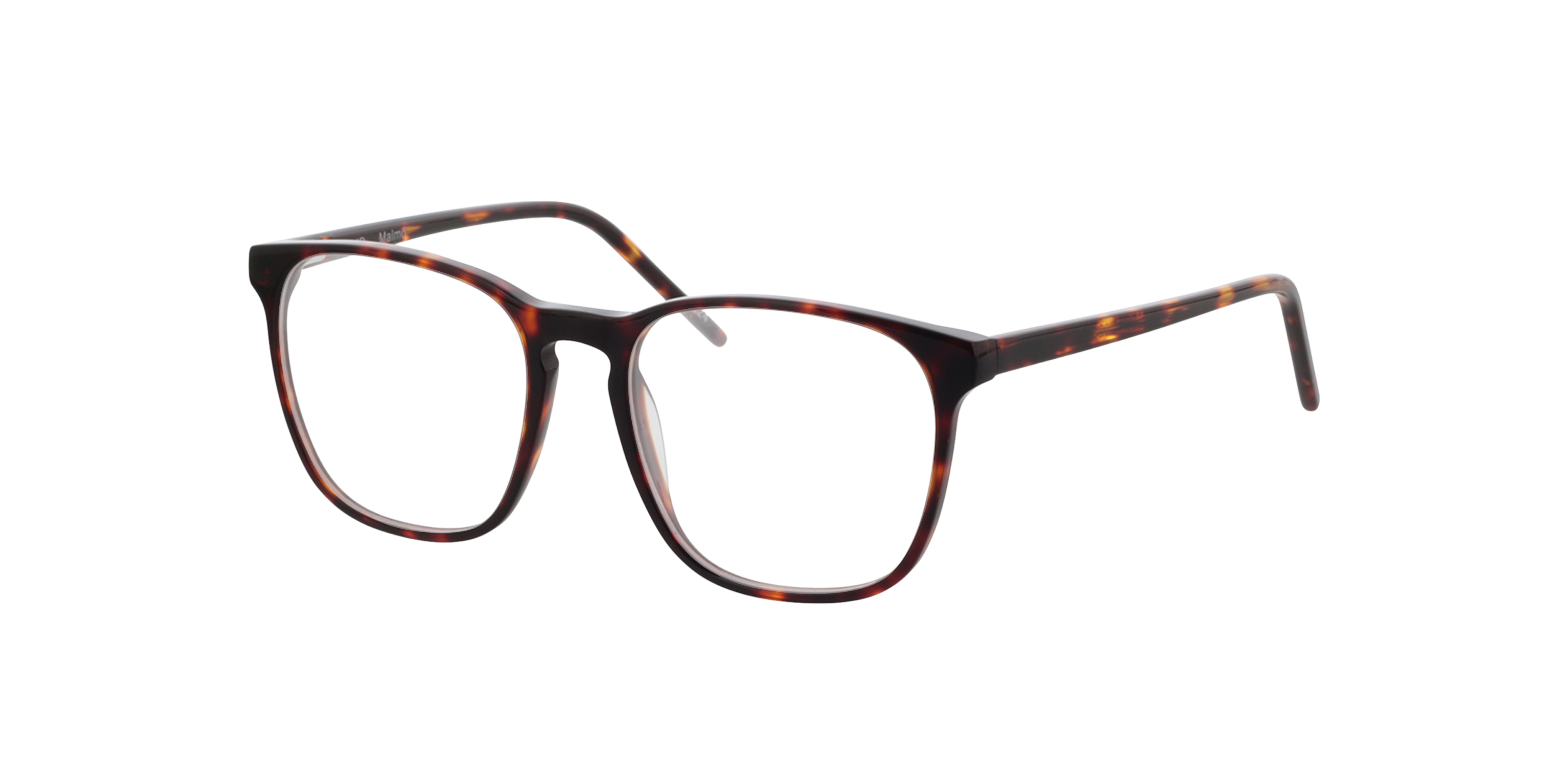 Malmö Havana AcetatEyeglass Frames von B24, Dreiviertelansicht