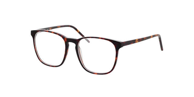 Malmö Havana AcetaatEyeglass Frames van B24, Hoekweergave