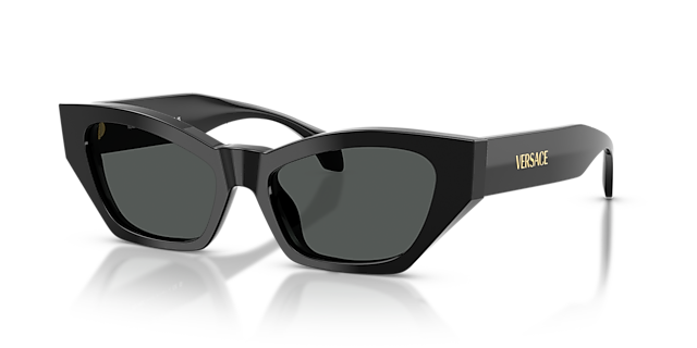 VE4488U Zwart AcetaatSunglass Frames van B24, Hoekweergave