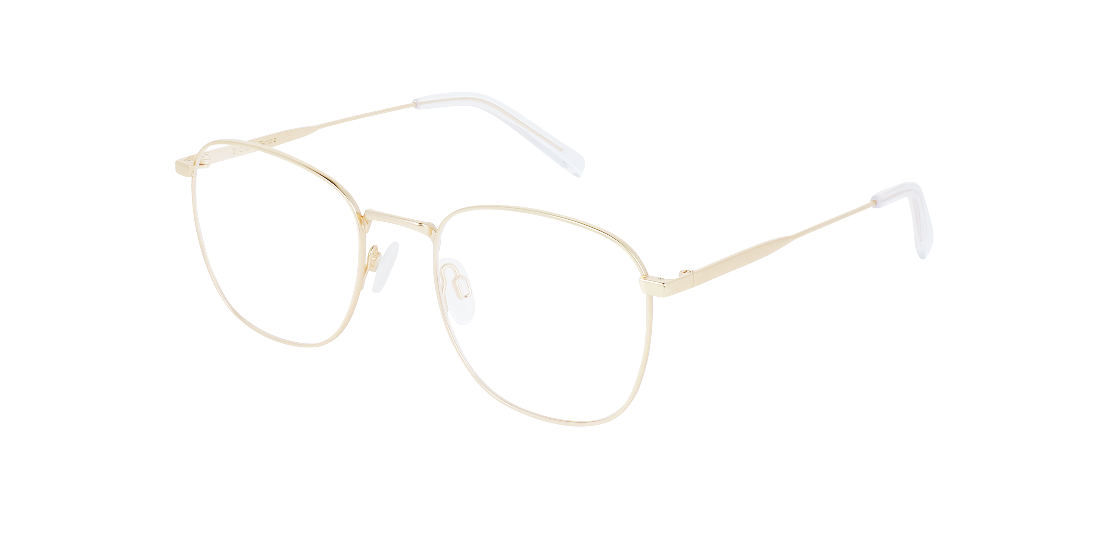 Richy Gold Titanium TitanEyeglass Frames von B24, Dreiviertelansicht