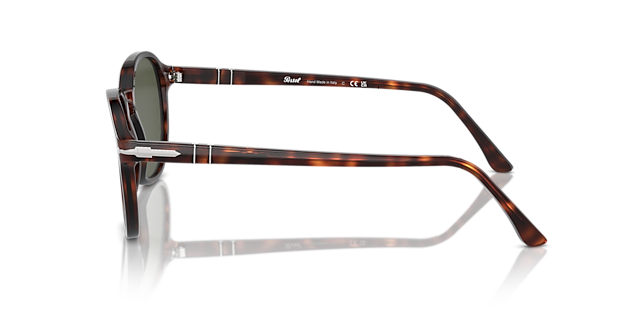 PO3343S Havana AcetaatSunglass Frames van B24, Zijaanzicht