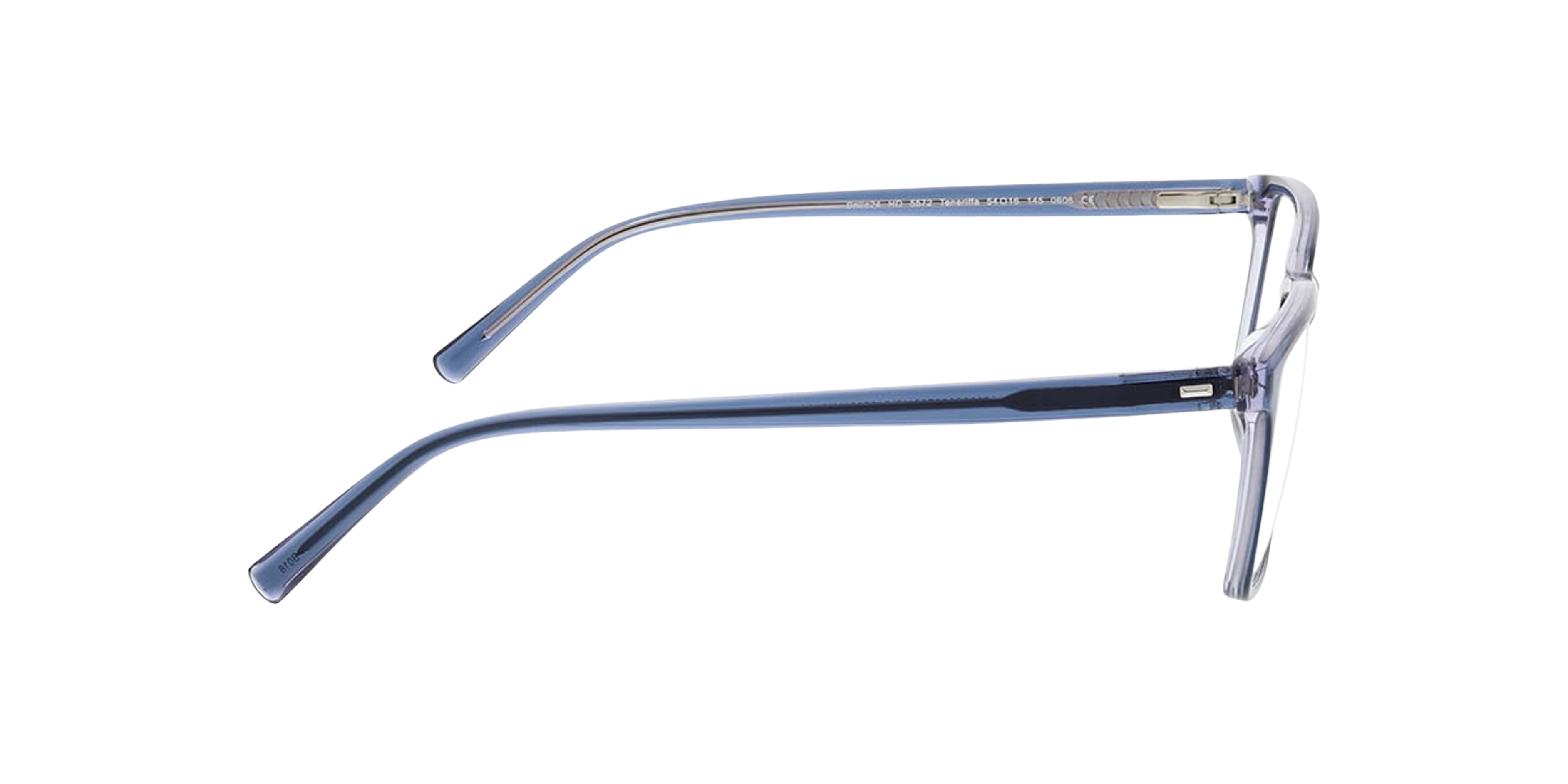 Teneriffa Tweelaags kristal blauw  &  grijs AcetaatEyeglass Frames van B24, Zijaanzicht