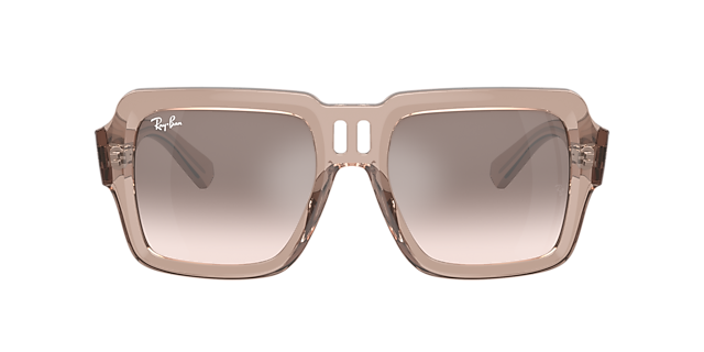 RB4408 Transparant lichtbruin KunststofSunglass Frames van B24, met getinte lenzen