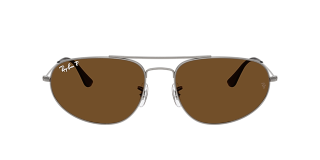 RB3945 Gunmetal MetallSunglass Frames von B24, mit getönten Gläsern