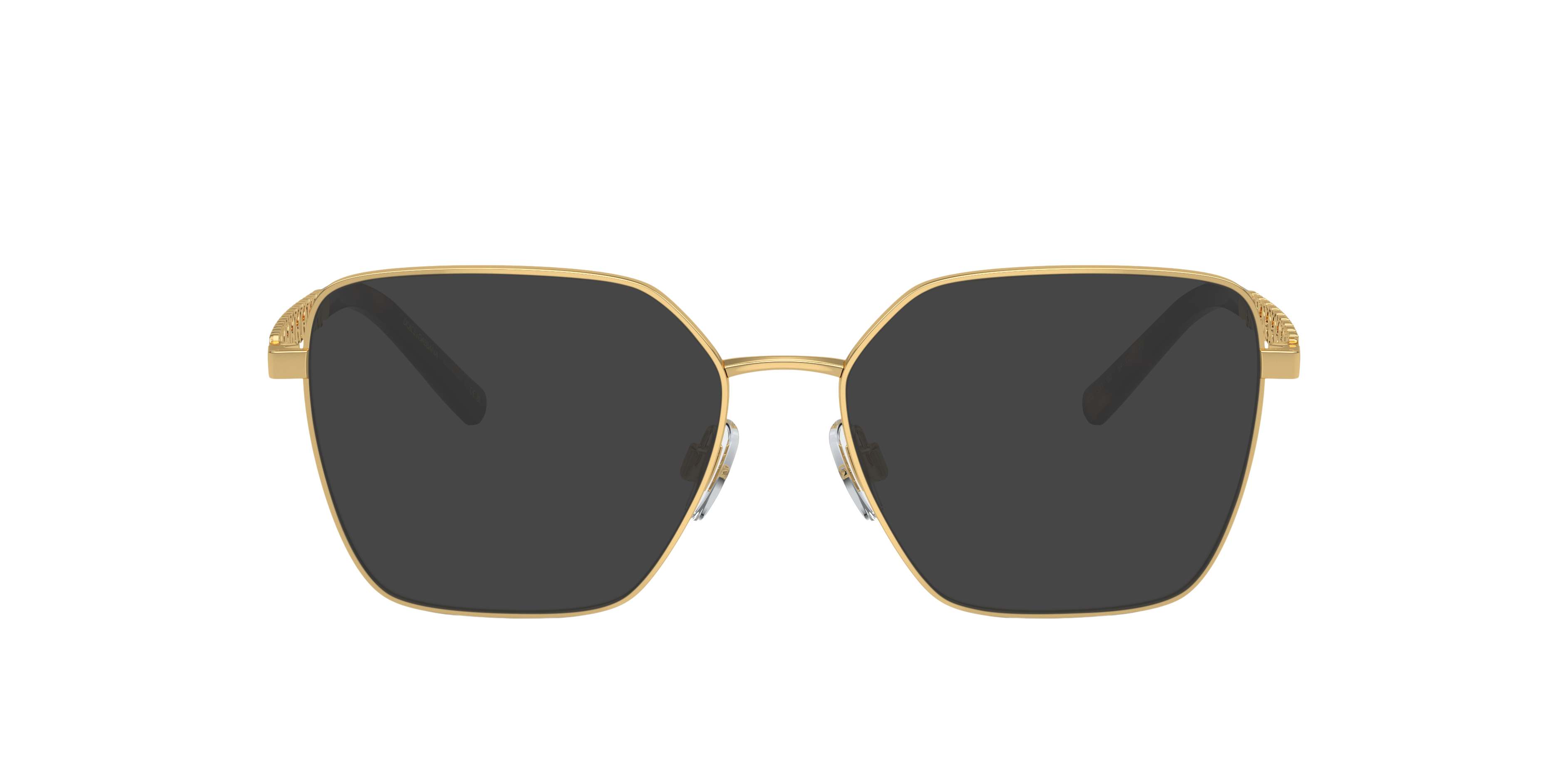 DG1351 Goud MetaalEyeglass Frames van B24, met getinte lenzen