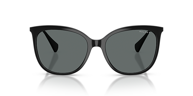 RA5248 Glanzend zwart KunststofSunglass Frames van B24, Vooraanzicht