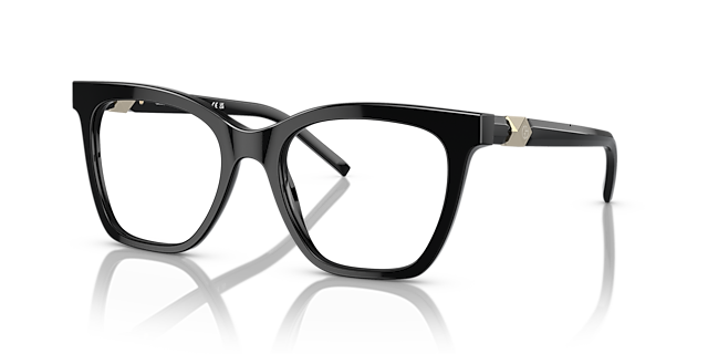 AR7238 Schwarz AcetatEyeglass Frames von B24, Dreiviertelansicht