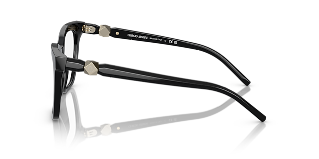 AR7238 Schwarz AcetatEyeglass Frames von B24, Seitenansicht